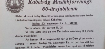 Invitasjon til 60-års jubileet (1947)